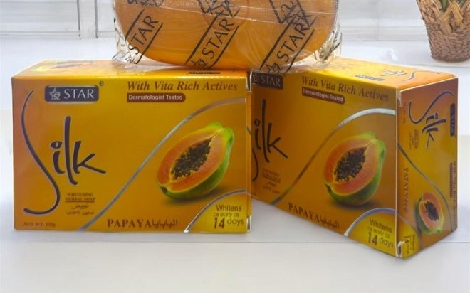 Star SZ Star Silk Papaya Herbal Whitening Soap COMBO PACK – Brightening & Smoothening with Vita-Rich Actives 135g each - Image 2