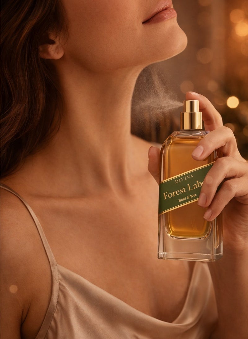 ديفينا عطر فوريست ليبل أو دو برفيوم ١٠٠ مل | عطر نسائي يدوم طويلًا | عطر زهري عربي فاخر برائحة الفانيليا مع نفحات العنبر والحمضيات - Image 2