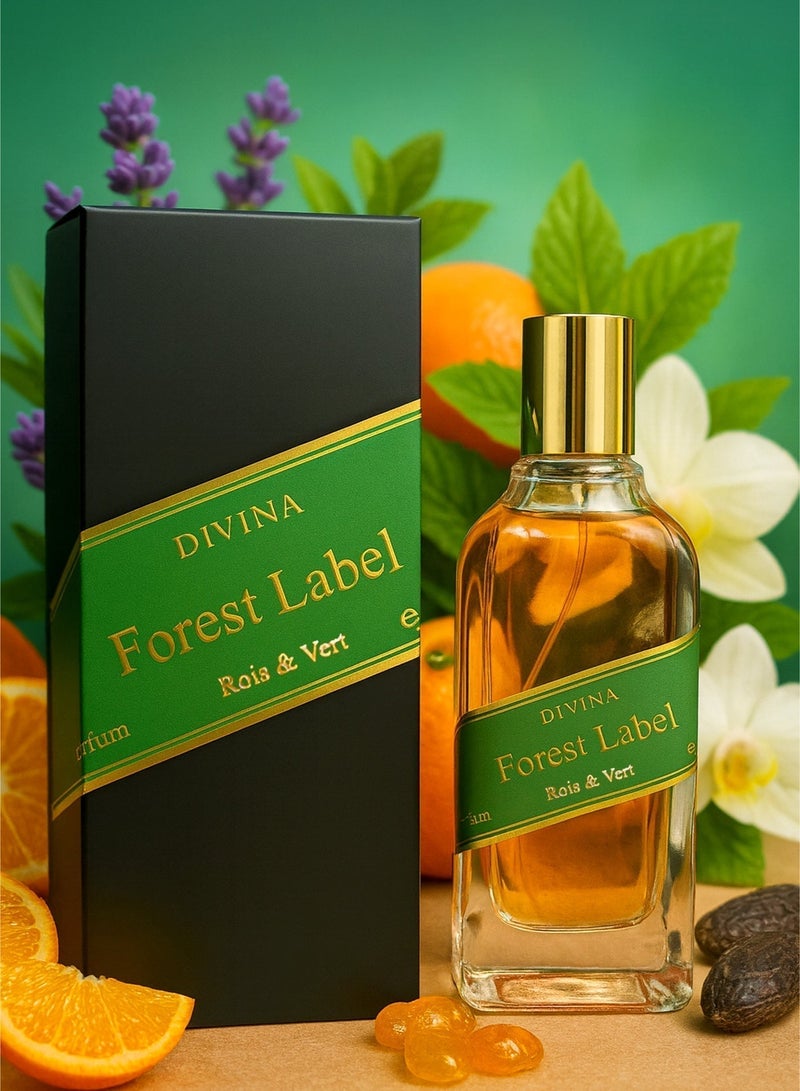 ديفينا عطر فوريست ليبل أو دو برفيوم ١٠٠ مل | عطر نسائي يدوم طويلًا | عطر زهري عربي فاخر برائحة الفانيليا مع نفحات العنبر والحمضيات - Image 4