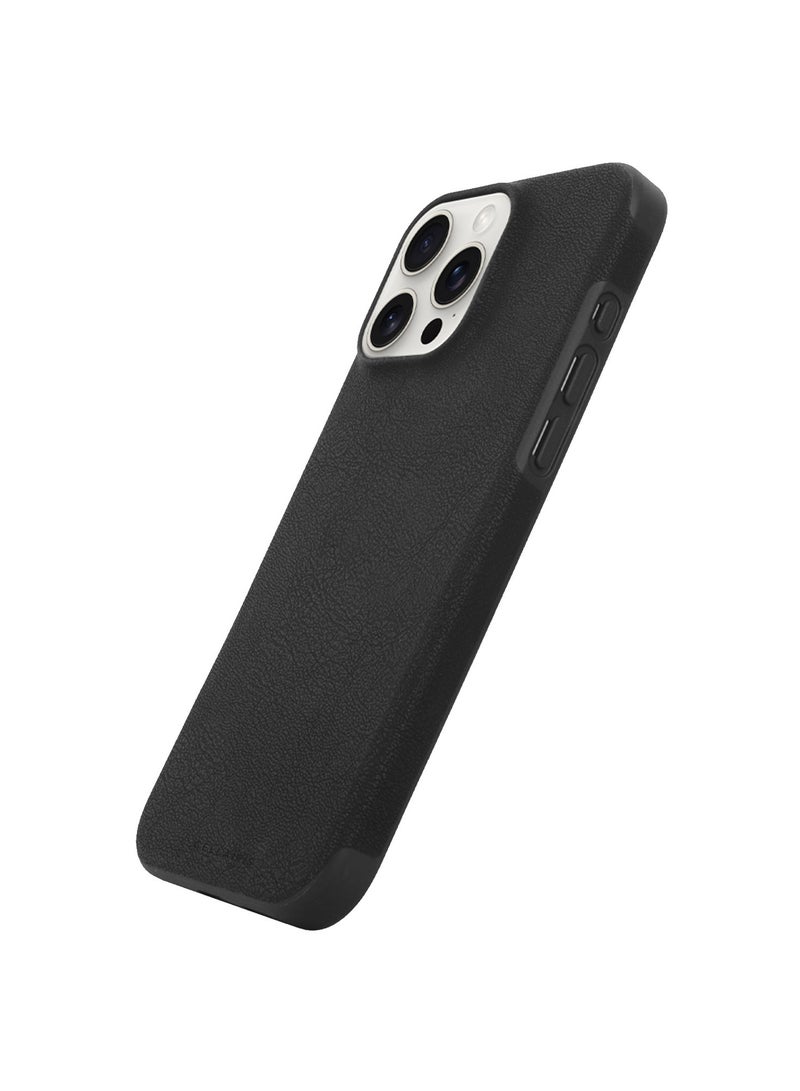 Cellairis DASH MagSafe PU Leather Case for Apple iPhone 16 Pro Max – Magnetic Protective Cover – Black - Image 3