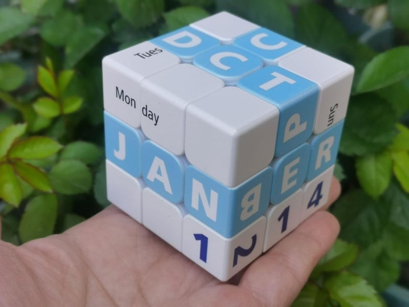 CuberSpeed Cuberspeed Calendar Cube 3x3 Speed Cube Toys Puzzle  - Image 3