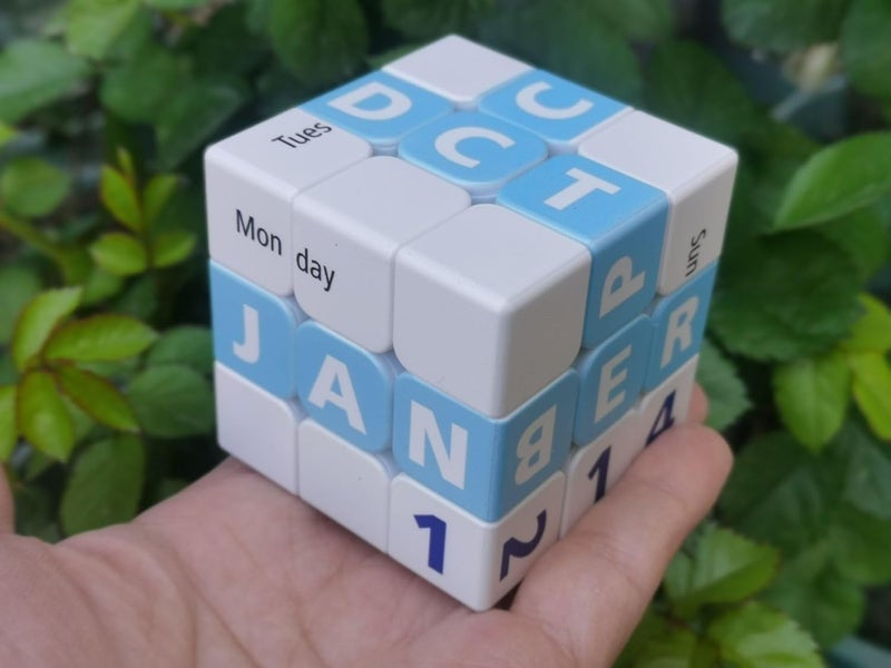 CuberSpeed Cuberspeed Calendar Cube 3x3 Speed Cube Toys Puzzle  - Image 4