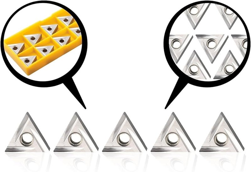 TNMG160404R 2G Ceramic Inserts 10Pcs CNC Lathe Turning Tools For Steel Machining - Image 4