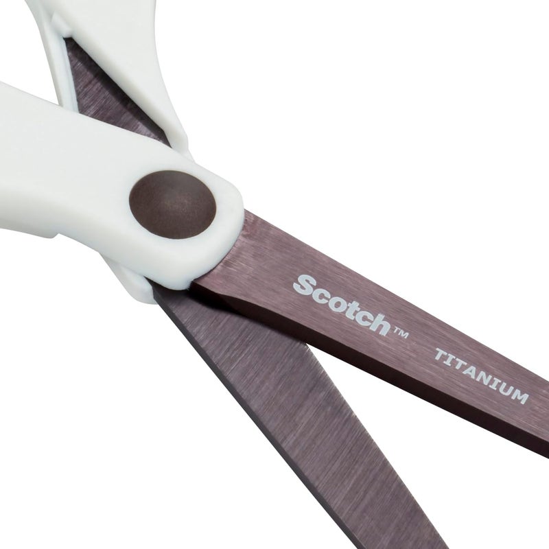 Scotch Precision Ultra Edge Titanium Scissors - 8 Inch (20cm) for Fabric, Crafts, and Photos, 1 scissors/pack - Image 2