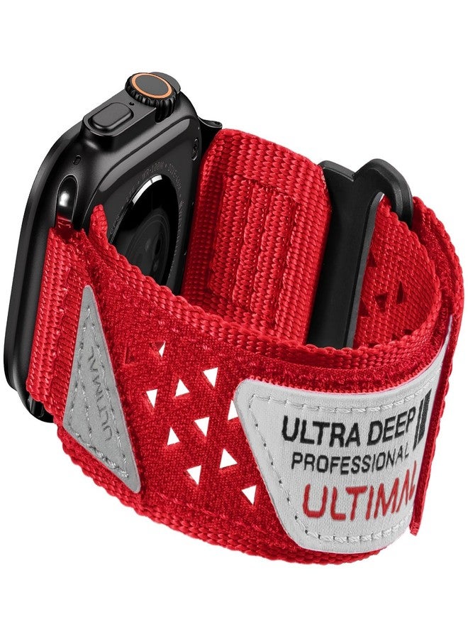ULTIMAL Compatible with Apple Watch Band 49mm/46mm/45mm/44mm/42mm/41mm/40mm/38mm for Men Women,Nylon Sport Wristbands Strap for iWatch Ultra Series 10/9/8/7/SE/6/5/4/3/2/1 - Image 1