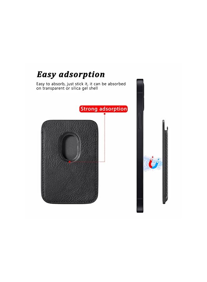 PROMASS with iPhone 12/iPhone 13 Magsafe Card Wallet - Carbon Fiber iPhone 12/13/12/13 Pro Max/12/13Mini MagSafe Sleeves  - Image 5