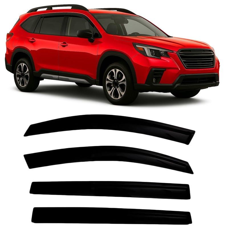 20182023 TapeOn Side Window Deflector Visors for Subaru Crosstrek for Subaru Impreza Hatchback 20172023 Smoke Tinted Rain Guards