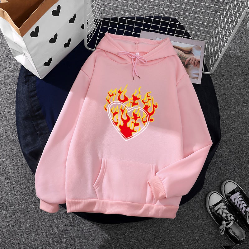 Generic 2021 wish autumn European and American wind cross-border foreign trade loose support small batch LOGO printing a generation of hair Pink  - Image 1