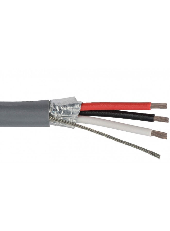 JAMECO VALUEPRO JAMECO VALUEPRO 5576-100 Multi-Conductor Cable 3 Conductor 22AWG Stranded Shielded PVC Jacket 100 Feet, Red 