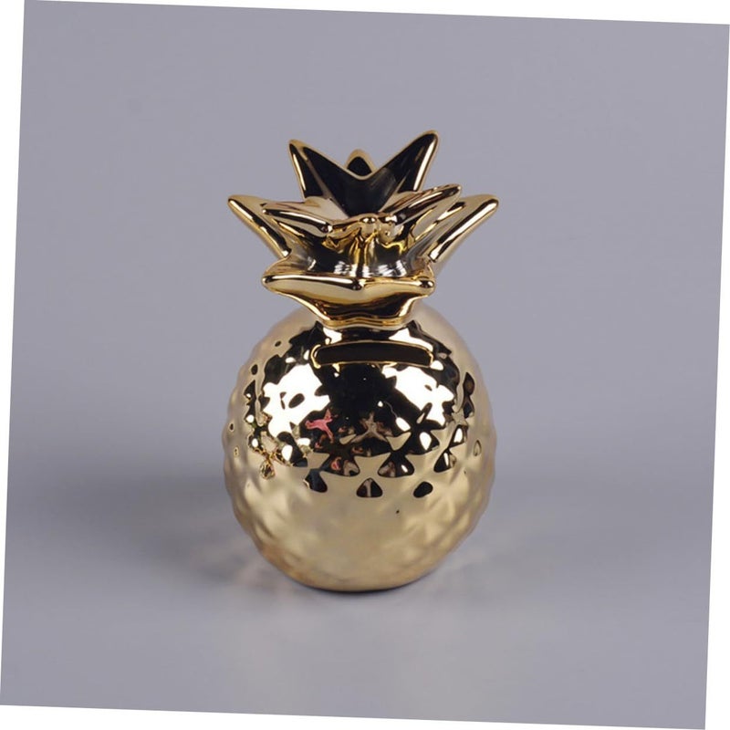 Piggy Bank Decoration Golden Pineapple Money Saving Coin Bank Storage Box - Image 5