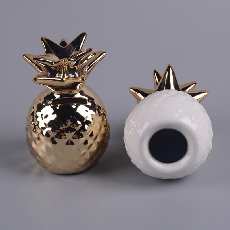 Piggy Bank Decoration Golden Pineapple Money Saving Coin Bank Storage Box - Image 3