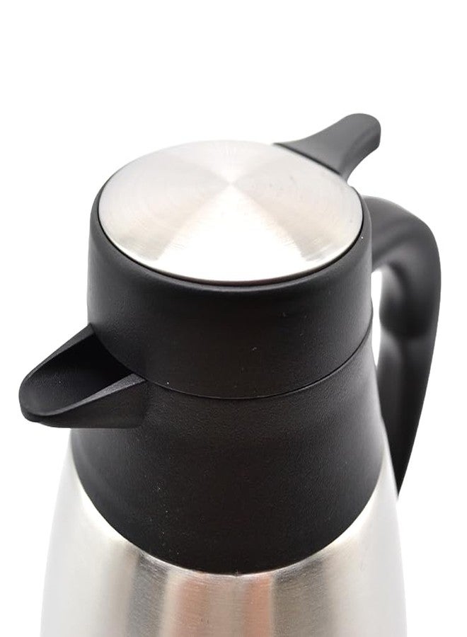 FUJIDENSO Stainless Steel Thermal Coffee Carafe 1.5 Liter 50 oz, Double Wall Vacuum Insulated Hand Press Dispenser for Tea Water Coffee Beverage with 12 Hours Retention - Image 5