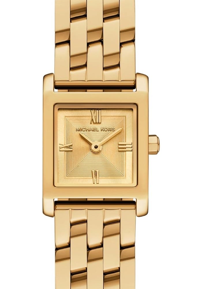 مايكل كورس Women Michael Kors Women's Georgie Two-Hand Gold-Tone Stainless Steel Watch MK4931 - Image 1