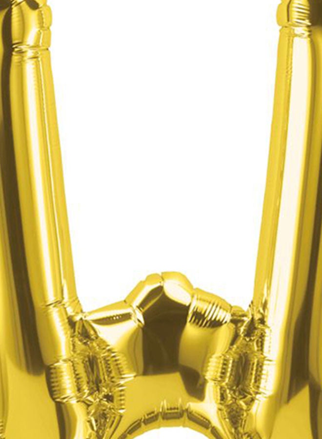 NIBEMINENT Letter W Shaped Party Decorative Foil Balloon - Image 2