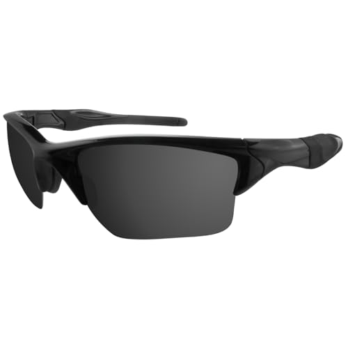 Dynamix Polarized Replacement Lenses for Oakley Half Jacket 2.0 XL | Easy To Install | Fit Perfectly | Solid Black - Image 2