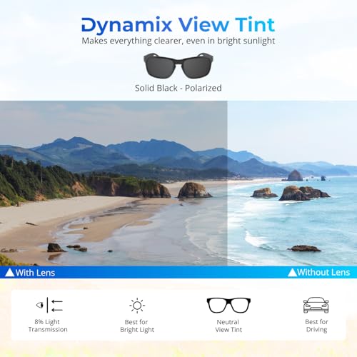Dynamix Polarized Replacement Lenses for Oakley Half Jacket 2.0 XL | Easy To Install | Fit Perfectly | Solid Black - Image 3
