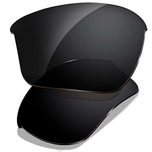 Dynamix Polarized Replacement Lenses for Oakley Half Jacket 2.0 XL | Easy To Install | Fit Perfectly | Solid Black - Image 1