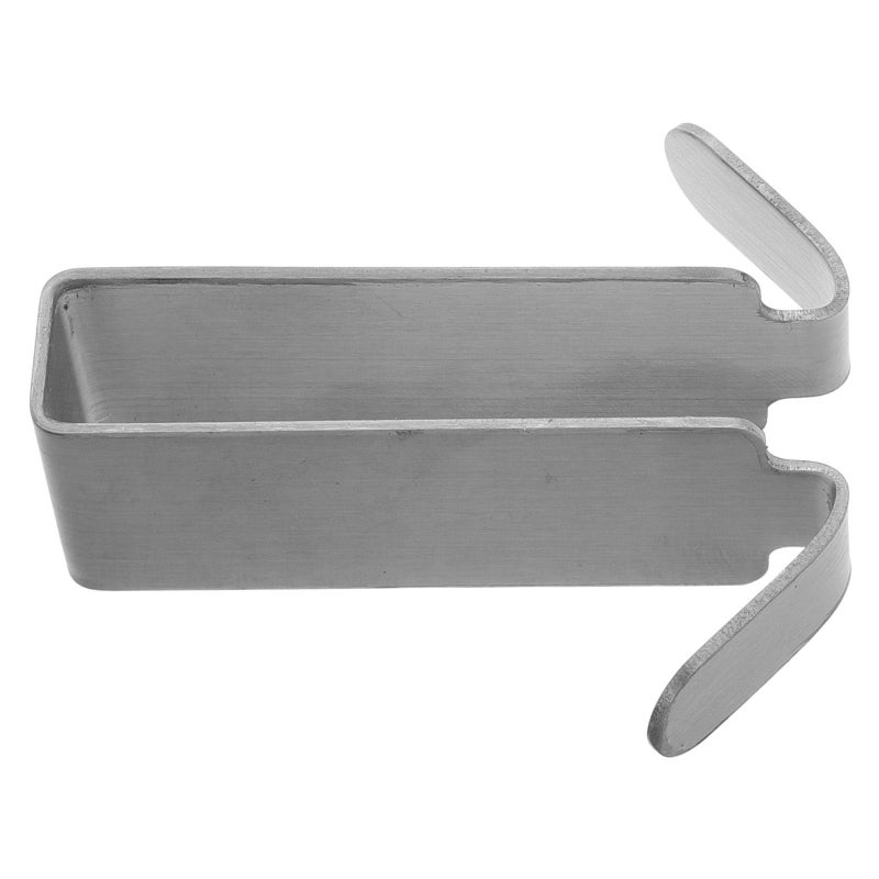 304 Stainless Steel Double Sided No Drill Shower Door Towel Hook Holder - Image 2