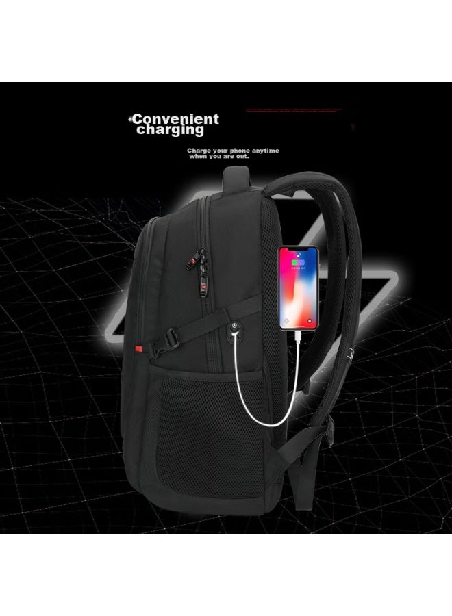 Swicky Backpack For Men, Large Capacity Travel Bag, Laptop Backpack, Casual Student Schoolbag, Business Trip Bag - Image 5