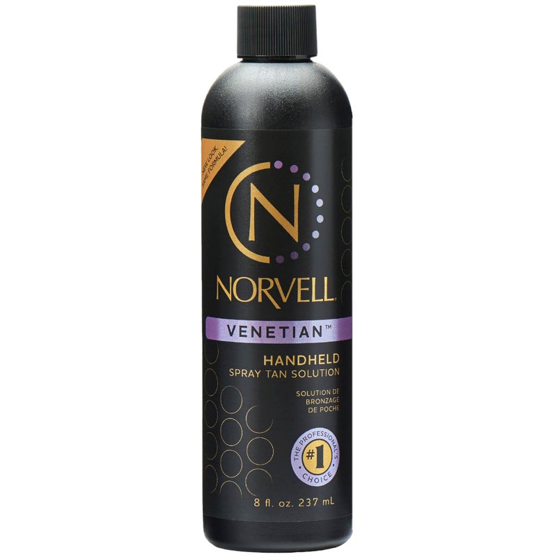 Norvell Premium Spray Tan Solution Venetian 8 fl oz â€“ Professional Sunless Tanning Formula for Natural Bronze Glow, Streak-Free, Fast-Drying, Long-Lasting Color - Image 1
