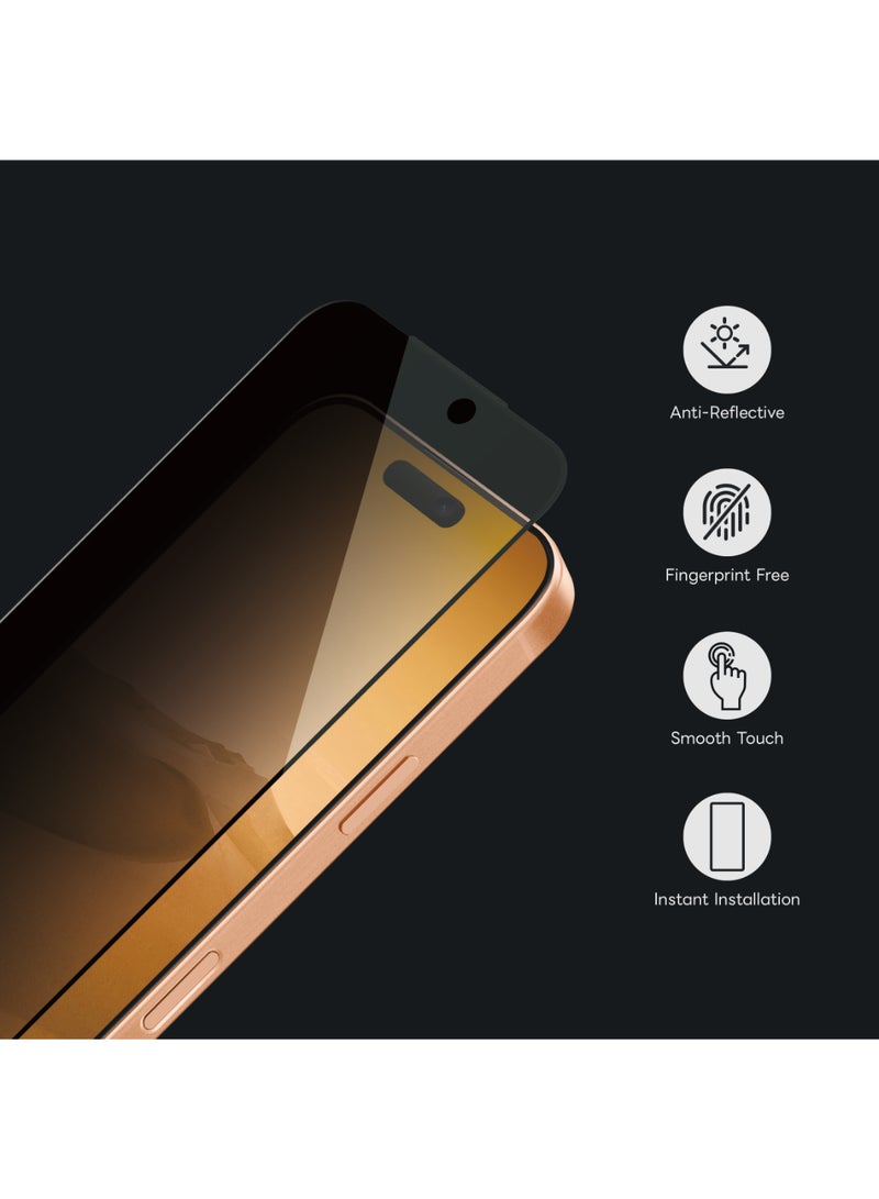 ارمور برو حماية شاشة خصوصية، iPhone 17 Pro، حماية خصوصية، مضاد للانعكاس - Image 3