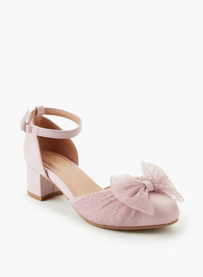 Celeste Girls Block Heel Shoes Ramadan Collection