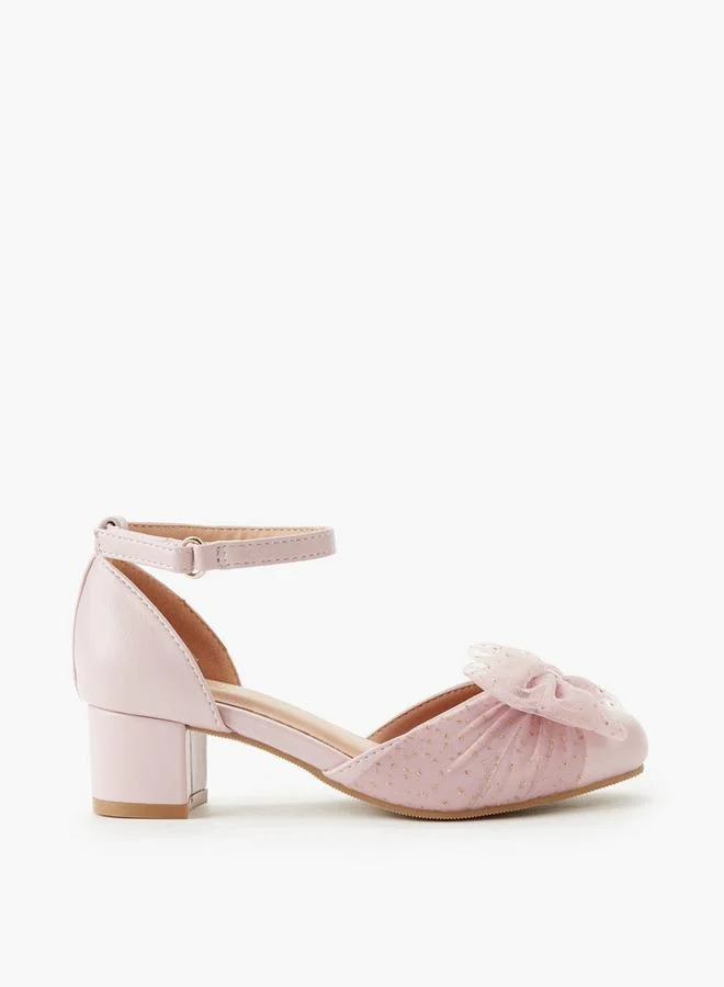 Celeste Girls Block Heel Shoes Ramadan Collection