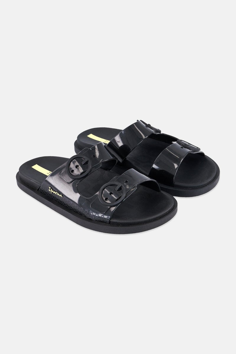 Ipanema Kids Girl Follow Kid Slip On Sandals, Black - Image 1
