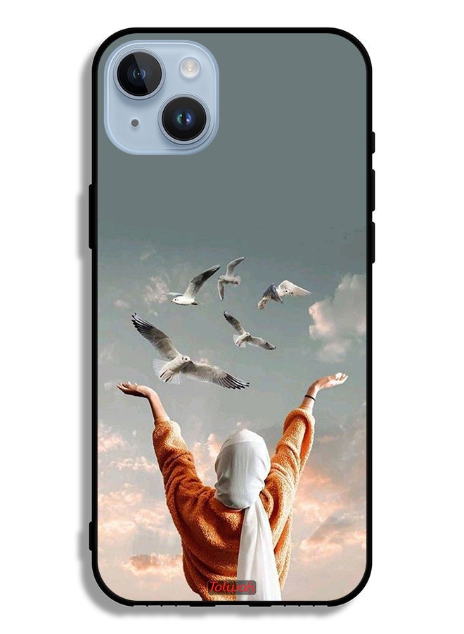 Tolwak Apple iPhone 14 Plus Protective Case Birds Flying - Image 2