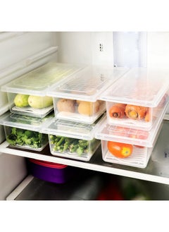 Cozy Nest Fridge Storage Boxes (Pack of 6) Fridge Organizer With Removable Drain Plate Tray | Fridge Storage Containers | Air Tight Jars for Fruits, Vegetables, Meat | freezer storage containers - pzsku/Z0E08782DAA3823AEF2CFZ/45/_/1738306961/fa0409c2-54d1-4f8b-afc2-263b58bbf454