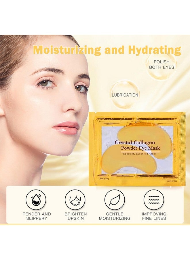 MinFei 30 Pairs Lip Mask & Under Eye Mask, 24K Gold Gel Eye Masks,Collagen Moisturizing Lip Masks for Dry Lips,Eye Patches for Puffy Eyes, Effectively Nourishes Lip & Eye Skin Care  - Image 3