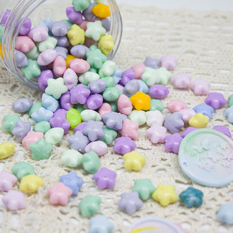 Macaron Color Star Fire Paint Wax Particles Cute And Beautiful Fire Paint Seal Wax Particles Seal Head Full Set - Image 3
