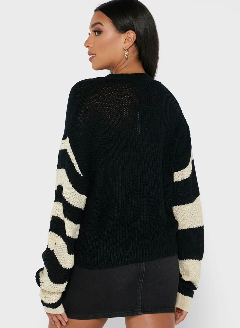Ginger Stripe Cardigan