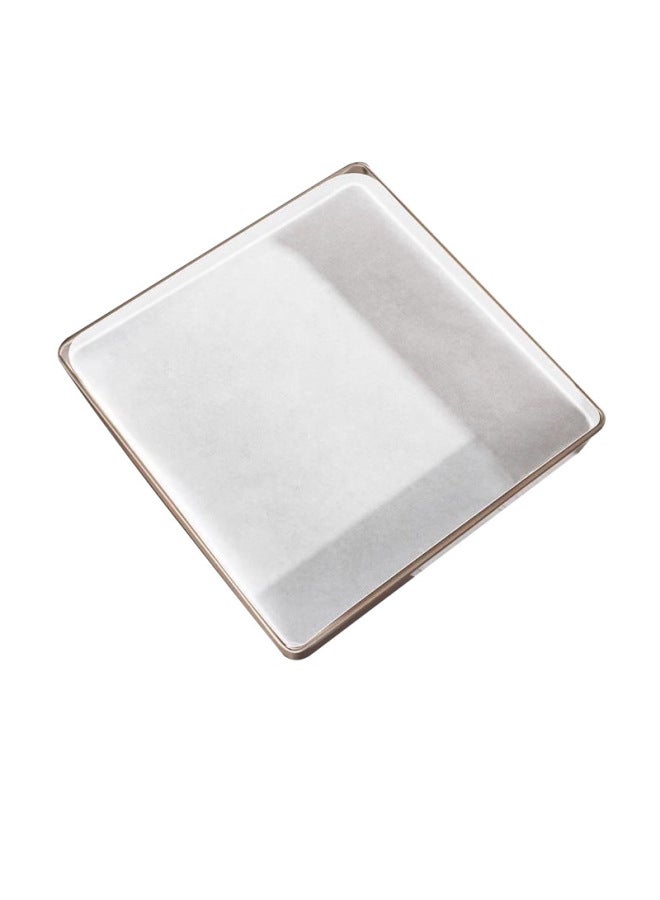 Cake Roll Oil Paper 28 Square Plate Mold Special Oil-proof Non-stick Thickened Leak-proof Baking Paper Square Non-cutting Household-Specifications:40g [extra Thick] No Cutting 34x34cm White Oil Paper * 50 Sheets [for 28 Square Plates Only]  - Image 5