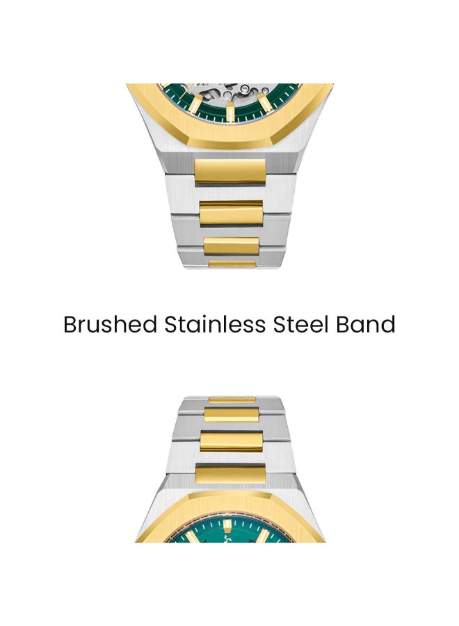 TORNADO Men's Stainless Steel Automatic Watch T24303-TBTH - 41.0X51.0 mm  - Image 5