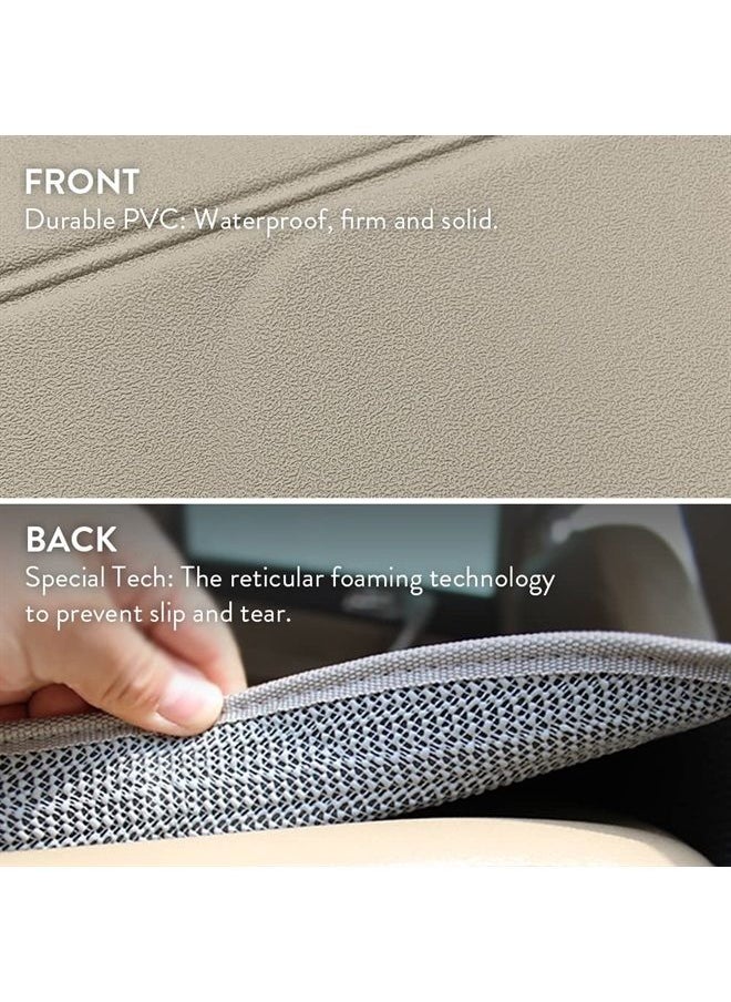 Car Seat Protector. The only 2 stage Seatsaver Designed with Thick padding, Nonabsorbent, waterproof, PVC foam material. Comparable with all baby and toddler car seats. (Beige)