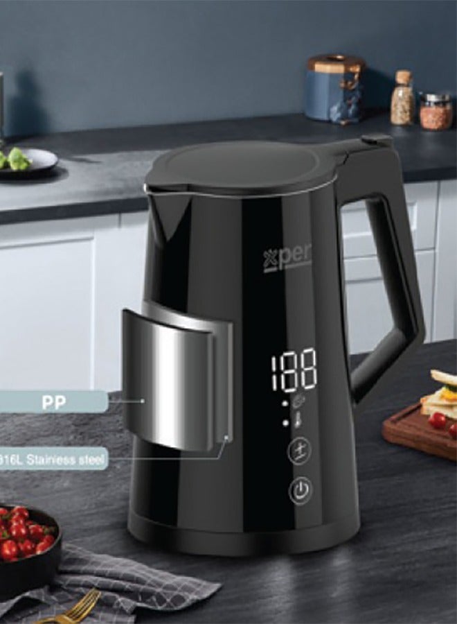 XPER Kettle Steel 2200W, 1.7L, Wi-Fi Control | XPK-DL900WI - Image 2