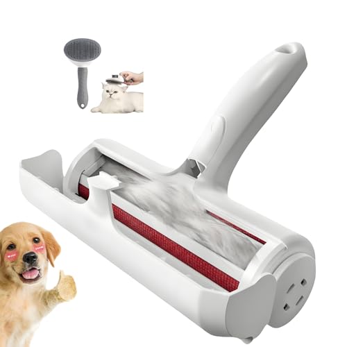 CLPCLP Roller Pet Hair Removal ToolReusable Lint Roller Cat and Dog Hair Remover for FurnitureDog Brush for SheddingPortable MultiSurface Fur Removal Tool SofasCarpetsClothingBed Sheet - Image 1