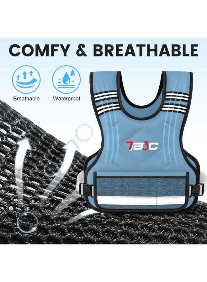 TB3C Adjustable Weighted Vest for Women - 04-10lb/11-20lb/20-32lb for Strength Training Body Weight Vest for Running Walking and Home Workouts - Image 3