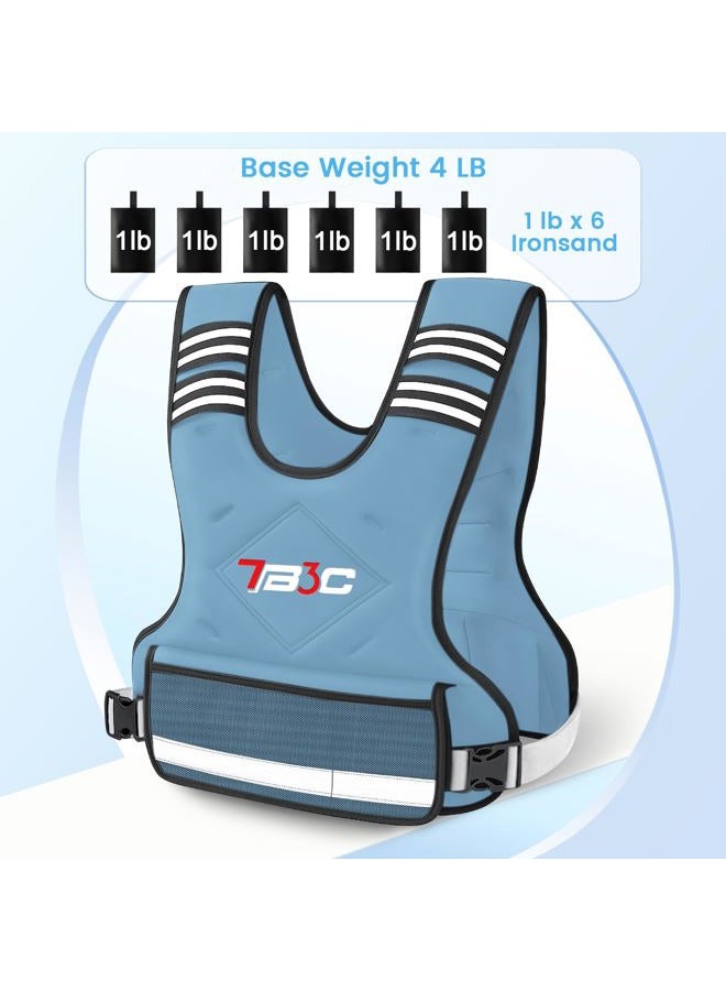 TB3C Adjustable Weighted Vest for Women - 04-10lb/11-20lb/20-32lb for Strength Training Body Weight Vest for Running Walking and Home Workouts - Image 2