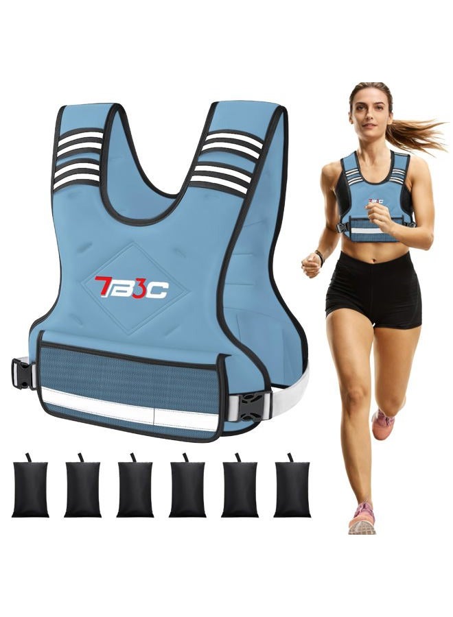 TB3C Adjustable Weighted Vest for Women - 04-10lb/11-20lb/20-32lb for Strength Training Body Weight Vest for Running Walking and Home Workouts - Image 1
