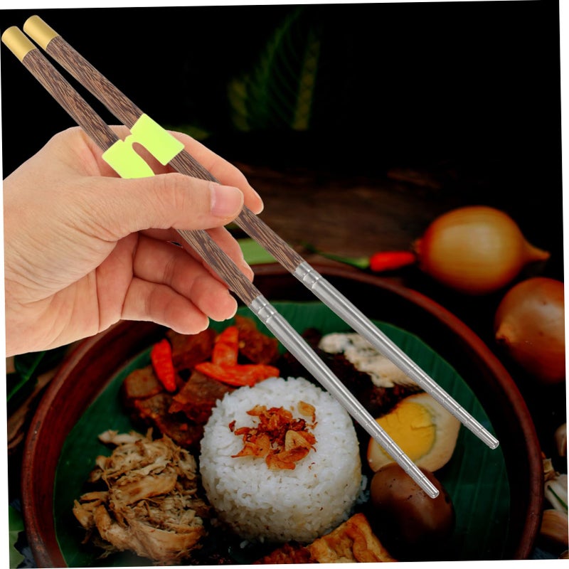 6Pcs Reusable Chopstick Training Clips Non Slip Helpers For Adults Beginners Multiple Colors - Image 3