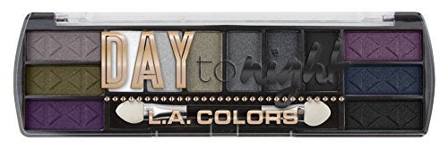 LA COLORS Day to Night 12 Color Eyeshadow Nightfall CES426