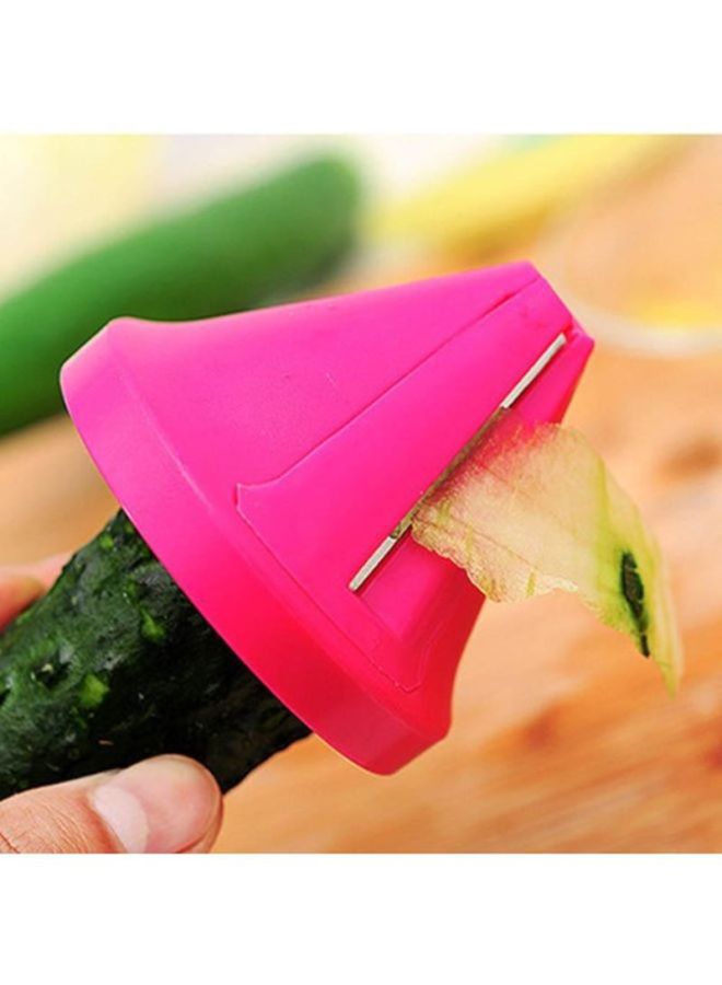 Funnel Model Spiral Vegetable Slicer Pink - Image 3