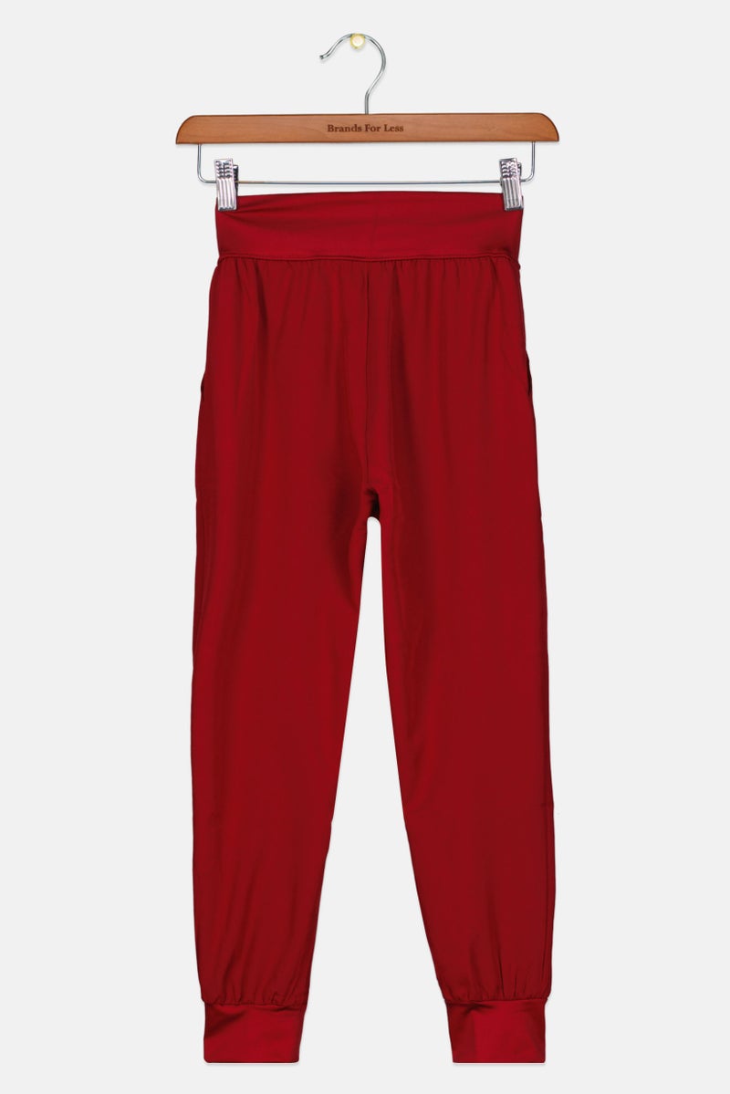 umbro سروال رياضي للفتيات، أحمر، مناسب للتدريب - Image 2