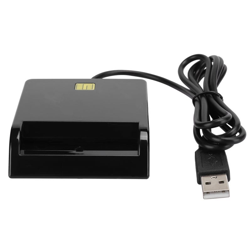 Disc قارئ بطاقات USB لنظام التشغيل Windows 98 إلى 10 ونظام Linux OS 10.6-10.14 - متوافق مع بطاقة CAC الحكومية وبطاقة الهوية الوطنية للخدمات المصرفية عبر الإنترنت والتوقيع الرقمي والدفع - Image 2