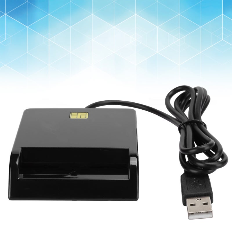 Disc قارئ بطاقات USB لنظام التشغيل Windows 98 إلى 10 ونظام Linux OS 10.6-10.14 - متوافق مع بطاقة CAC الحكومية وبطاقة الهوية الوطنية للخدمات المصرفية عبر الإنترنت والتوقيع الرقمي والدفع - Image 5