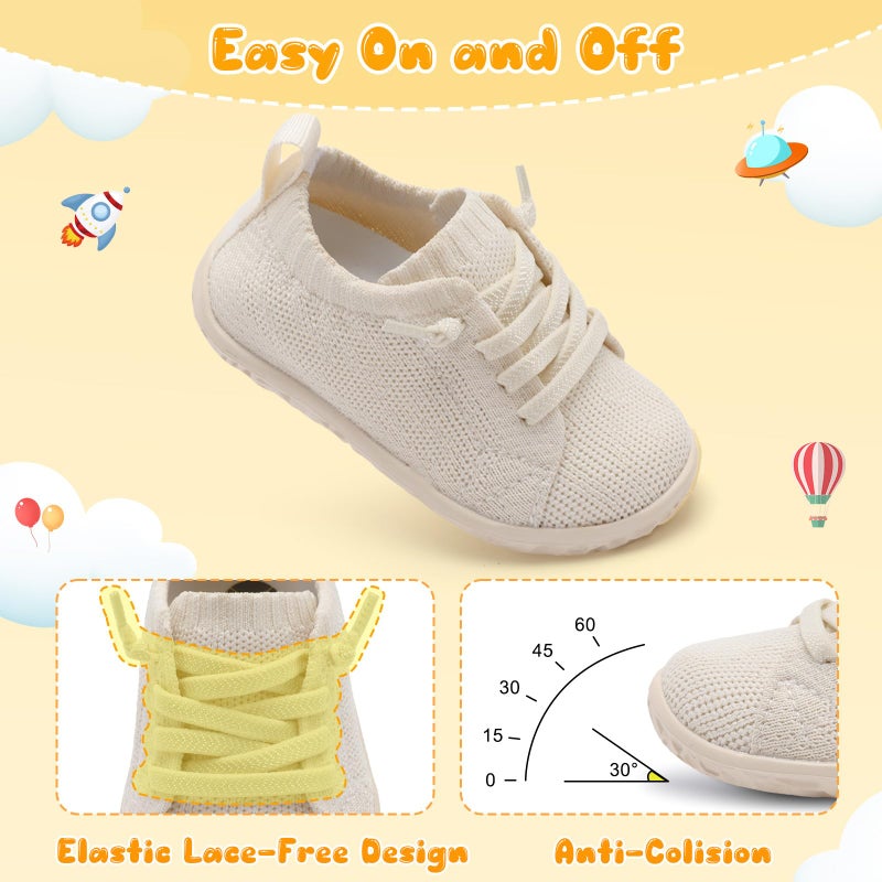 Centipede Demon Baby Shoes Baby Boy Girl First Walker Shoes Breathable Tennis Sneakers Lightweight Infant Shoe Slip On Sock Shoe 5-6 Toddler - Image 3