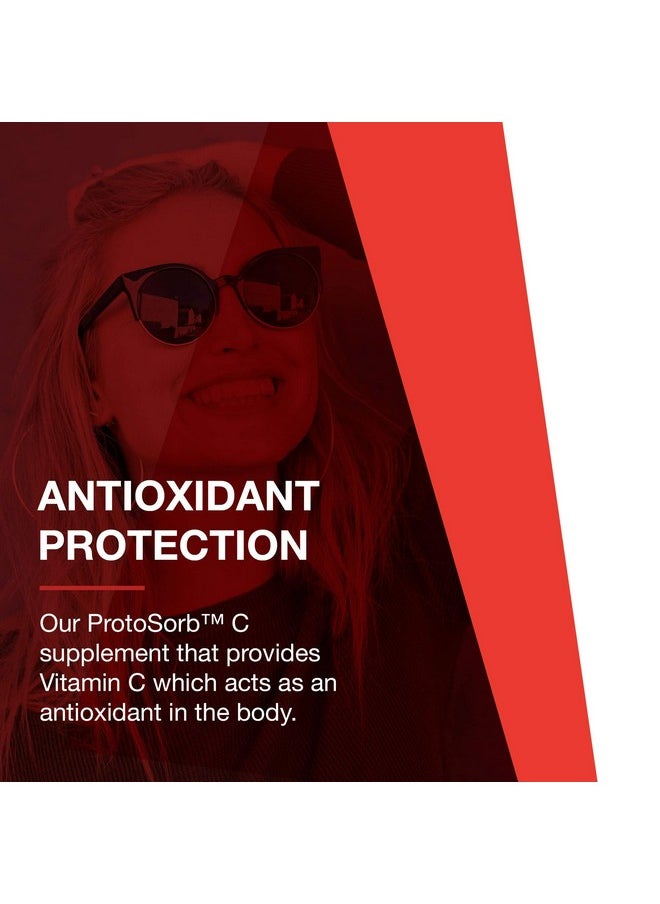 Protocol For Life Balance - Protocol Protosorb Vitamin C 500Mg Immune System Boost Calcium Rose Hips Rutin 100 Veg Caps - Image 1