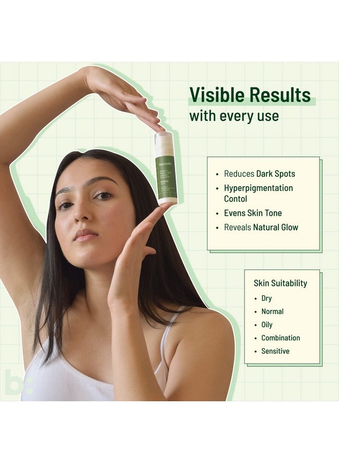 Biocule Spotless Serum Arbutin Face Serum With Phytol & Vitamin C From Bearberry Bidens Pilosa & Kakadu Plum Face Serum For Pigmentation Dark Spots Freckles & Blemishes For All Skin Types 30Ml - Image 4